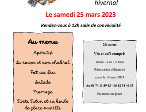 Repas d’hiver de La Colynoise